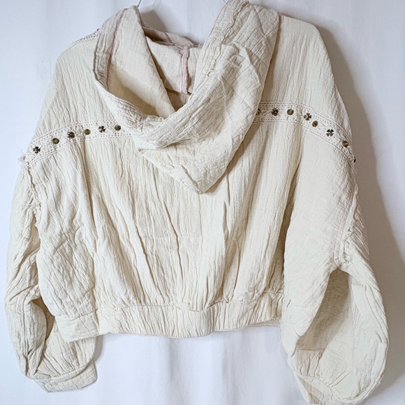 POL Cream Hooded Set with Stud Details - Picture 5 of 12